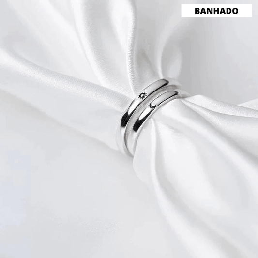 Aliança Eclipse (par) - Seu Par